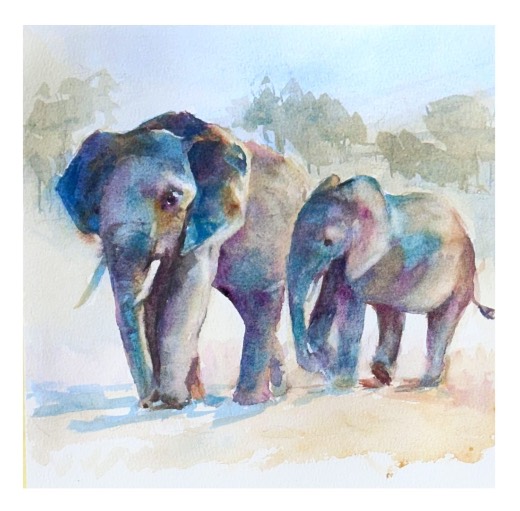 Painting by Francesca P.